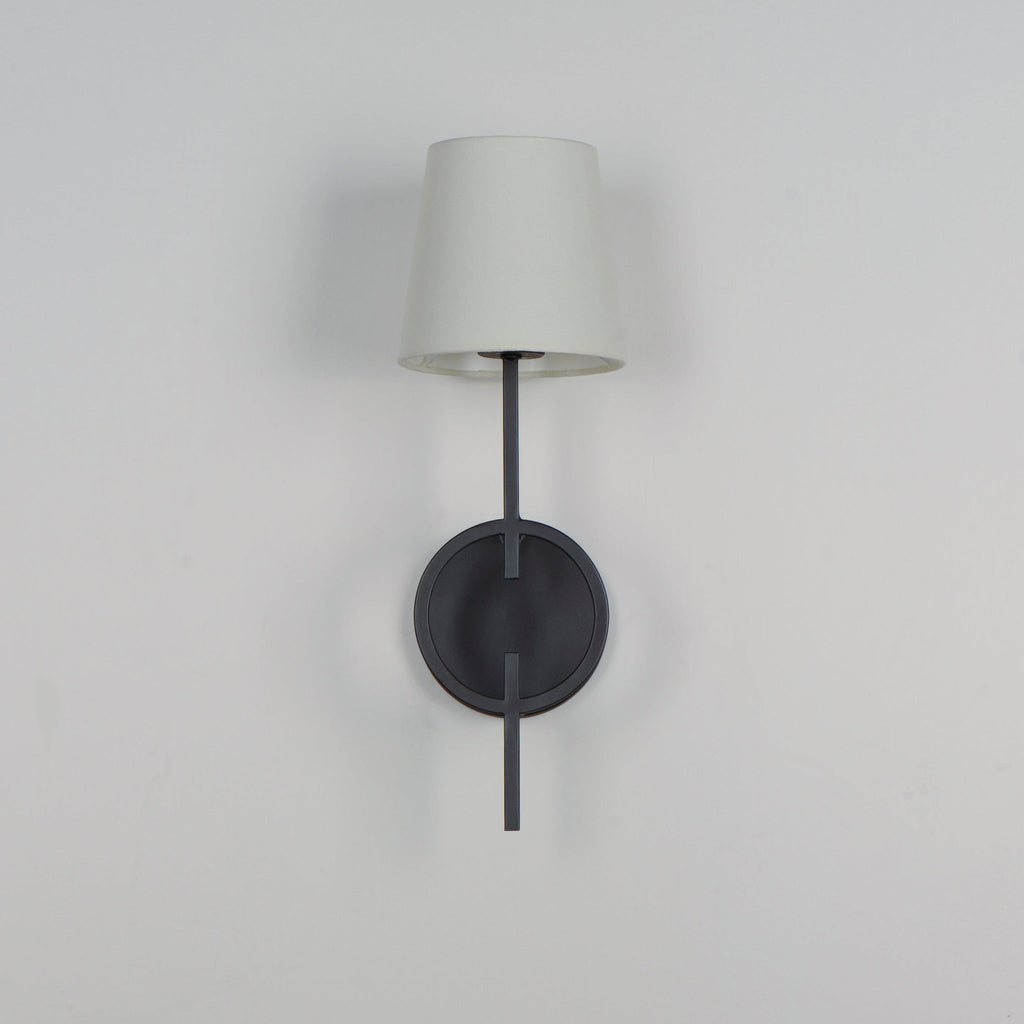 Evtalila Applique Murale Tissu Noir Vintage Élégante - Neutralighting