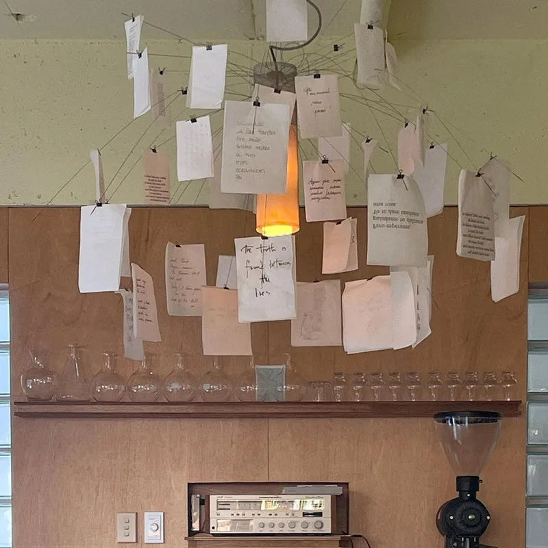 Ortheen Lustre Métal Papier Créativité Individuelle - Neutralighting
