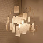 Lustra Chandelier en Papier Personnalisable Créatif - Neutralighting