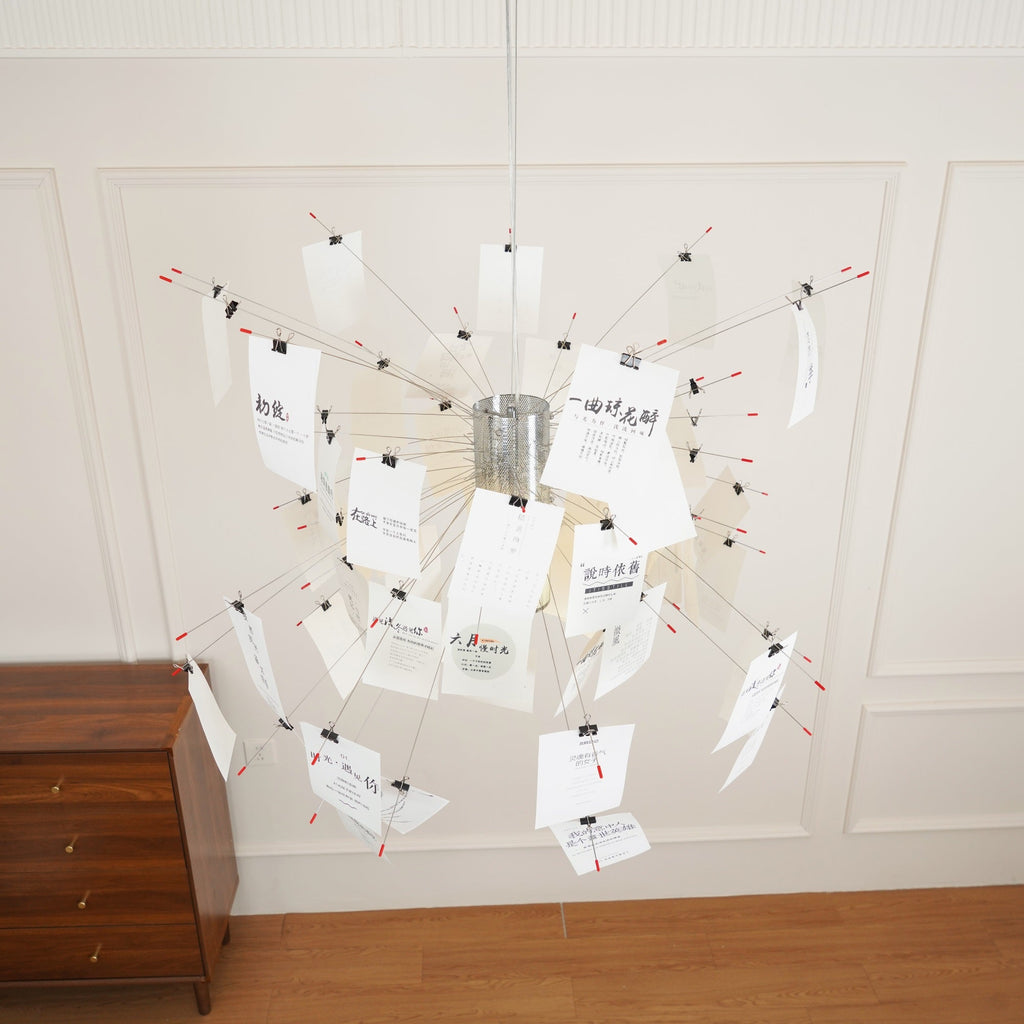 Ortheen Lustre Métal Papier Créativité Individuelle - Neutralighting