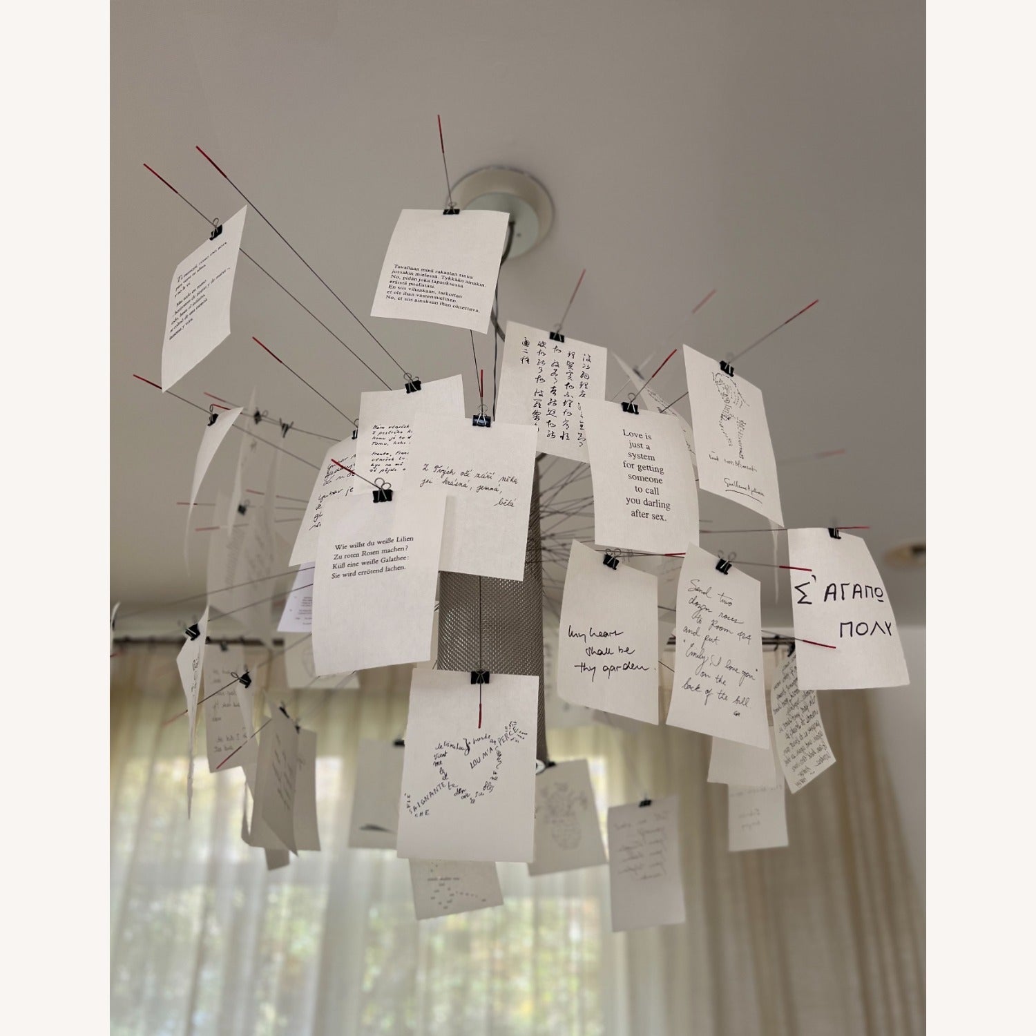 Ortheen Lustre Métal Papier Créativité Individuelle - Neutralighting