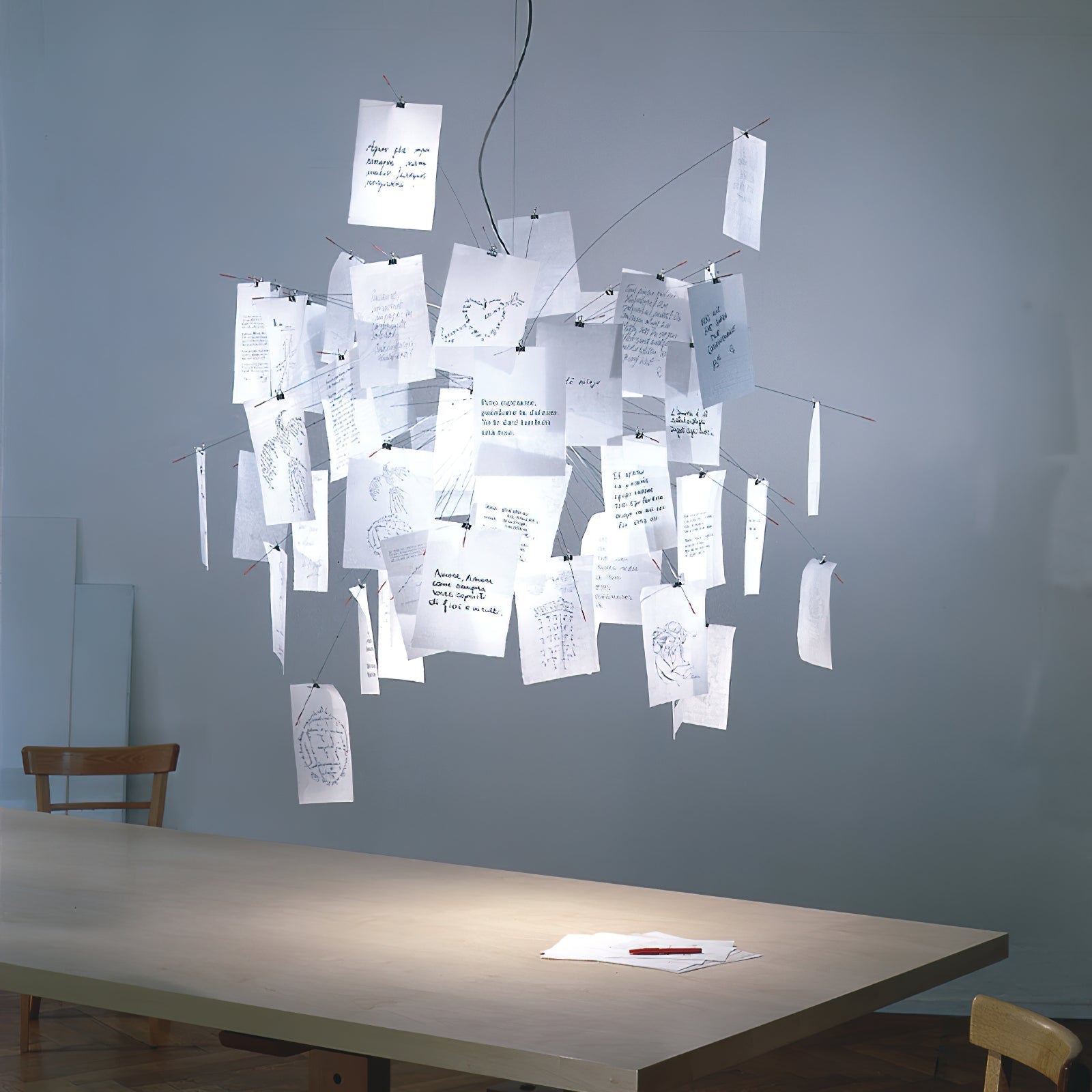 Lustra Chandelier en Papier Personnalisable Créatif - Neutralighting