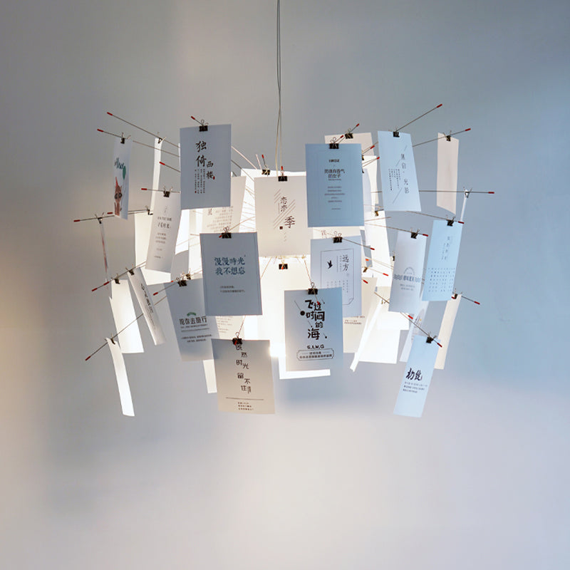 Ortheen Lustre Métal Papier Créativité Individuelle - Neutralighting