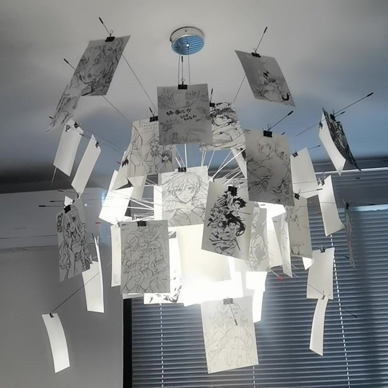 Lustra Chandelier en Papier Personnalisable Créatif - Neutralighting