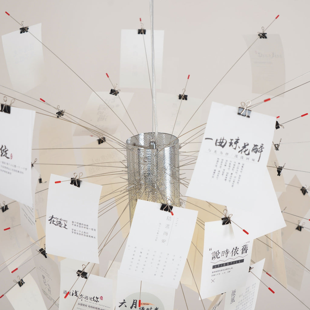 Ortheen Lustre Métal Papier Créativité Individuelle - Neutralighting