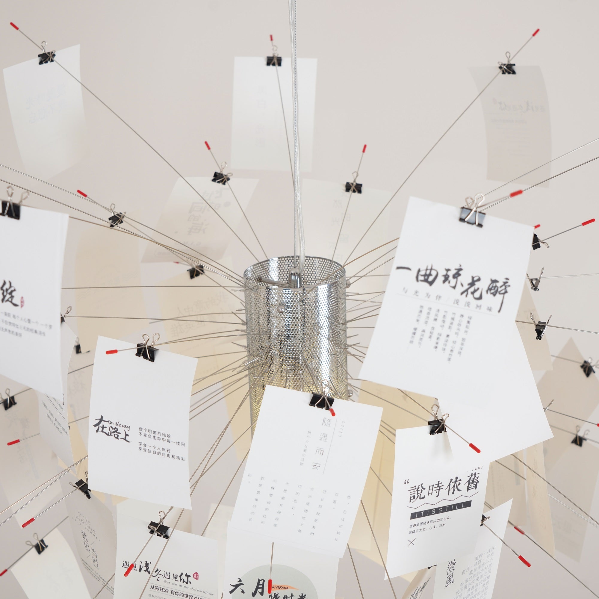 Ortheen Lustre Métal Papier Créativité Individuelle - Neutralighting