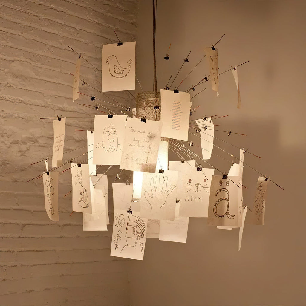 Ortheen Lustre Métal Papier Créativité Individuelle - Neutralighting