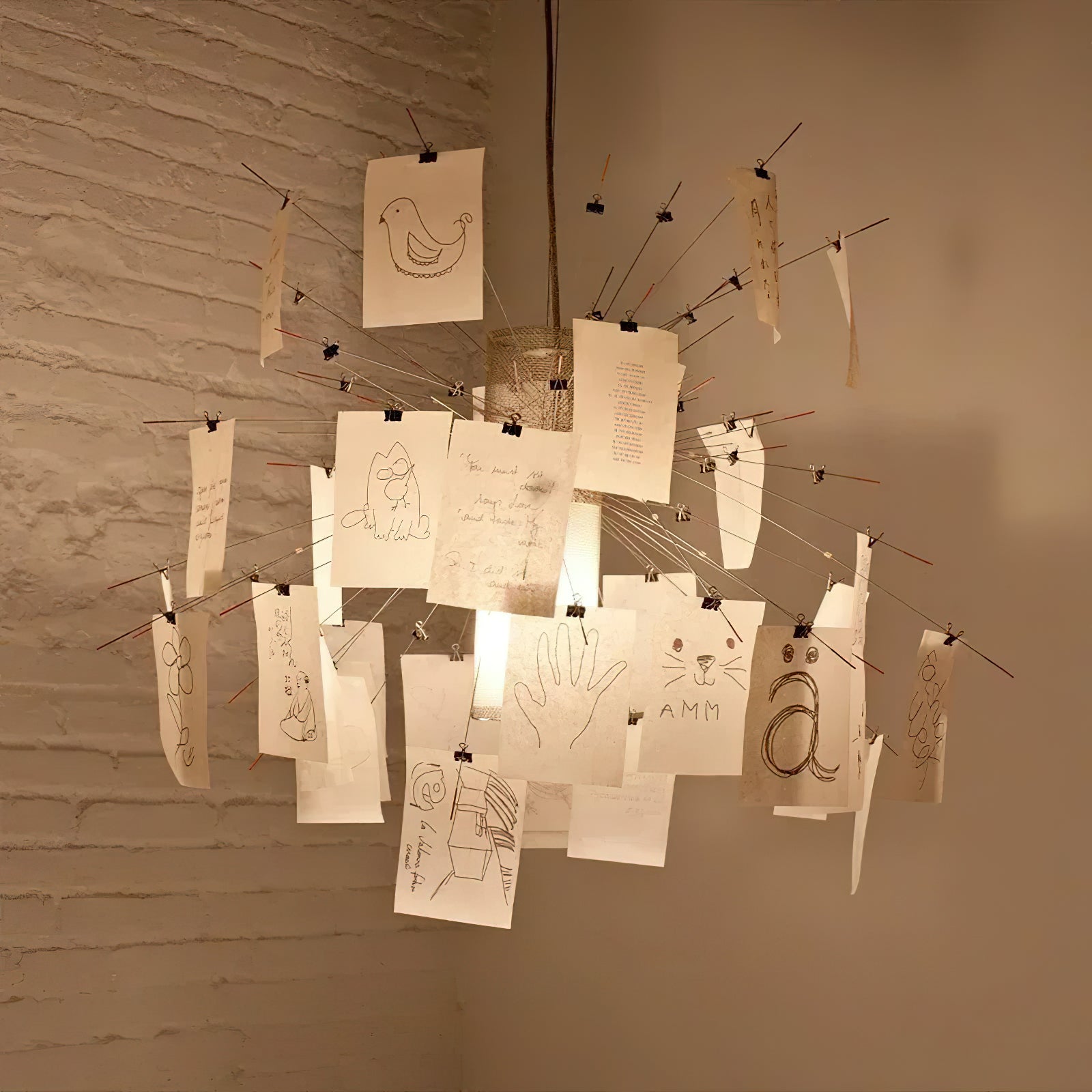 Ortheen Lustre Métal Papier Créativité Individuelle - Neutralighting