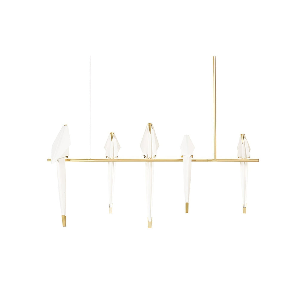 Lustra Chandelier Grue en Papier Sculpturale LED - Neutralighting