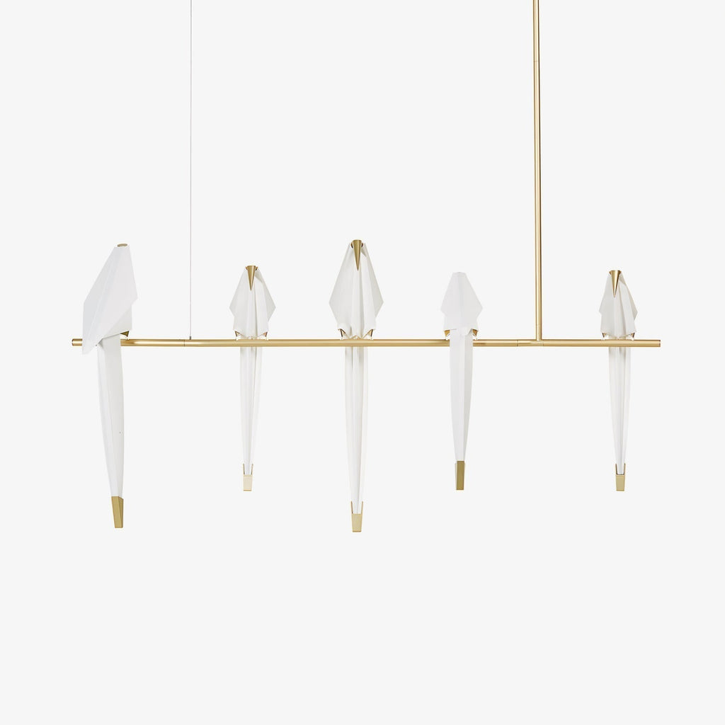 Lustra Chandelier Grue en Papier Sculpturale LED - Neutralighting