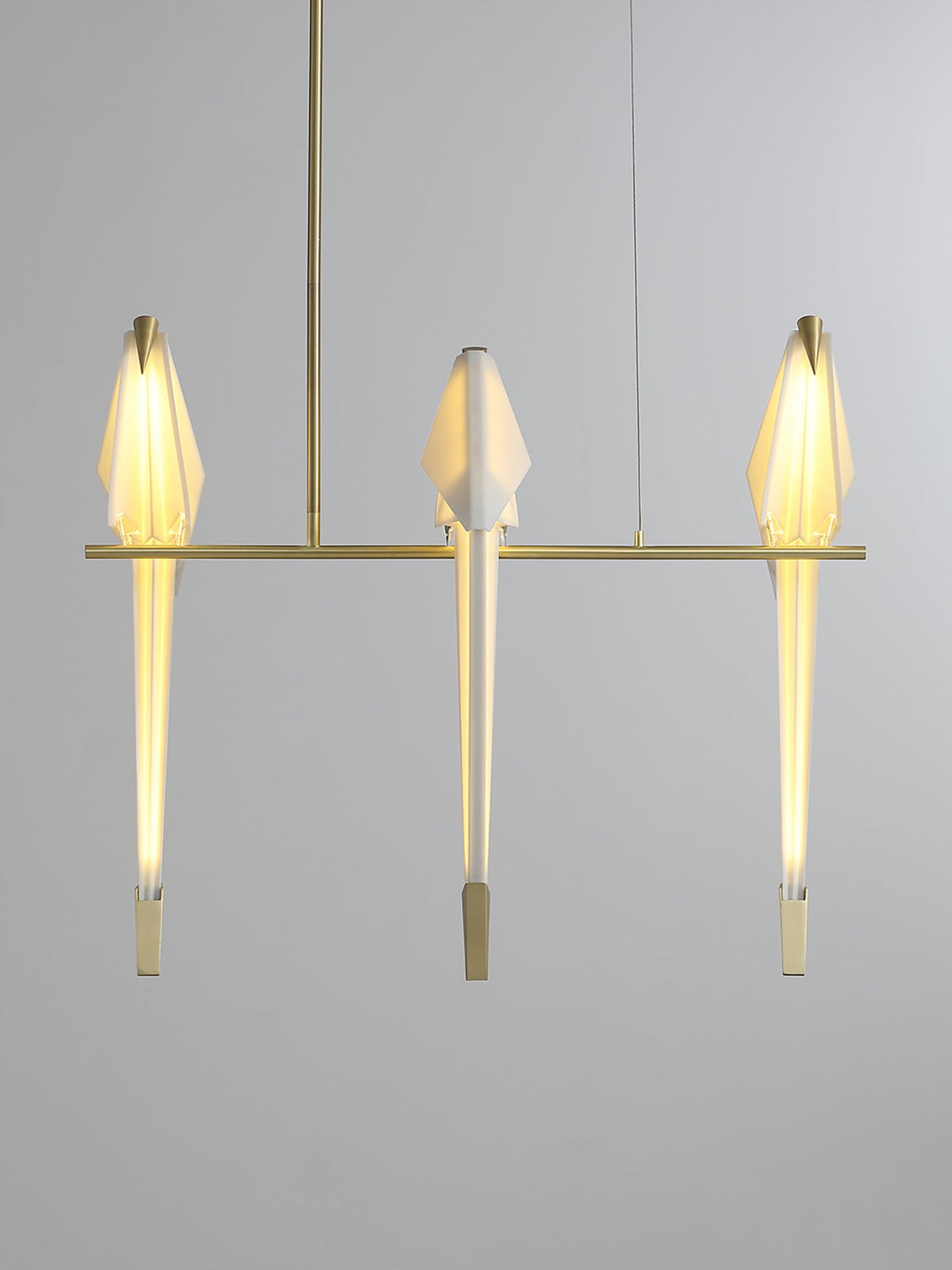 Lustra Chandelier Grue en Papier Sculpturale LED - Neutralighting