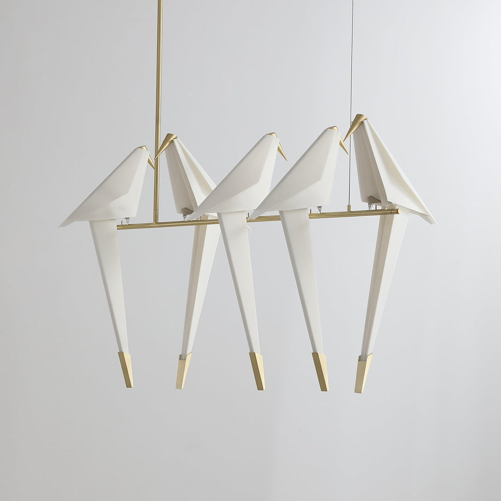 Lustra Chandelier Grue en Papier Sculpturale LED - Neutralighting