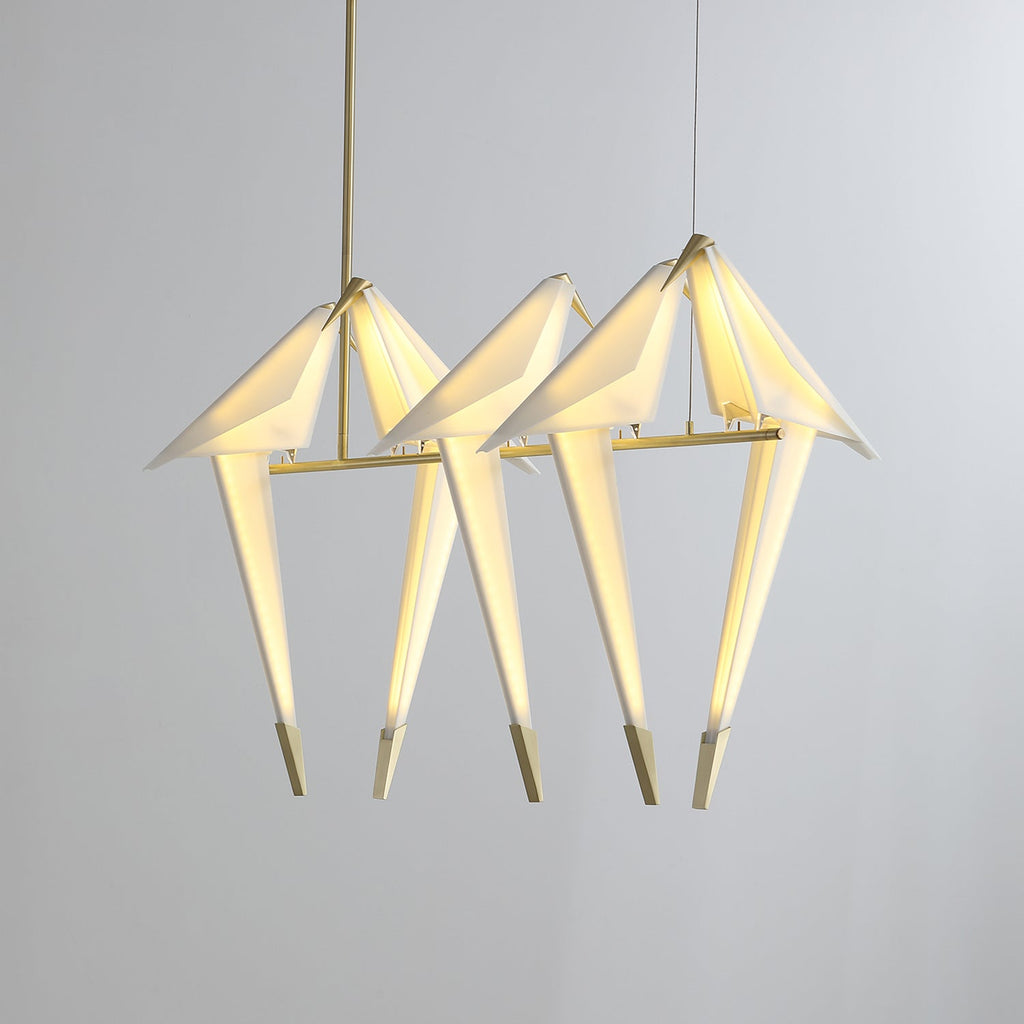 Lustra Chandelier Grue en Papier Sculpturale LED - Neutralighting