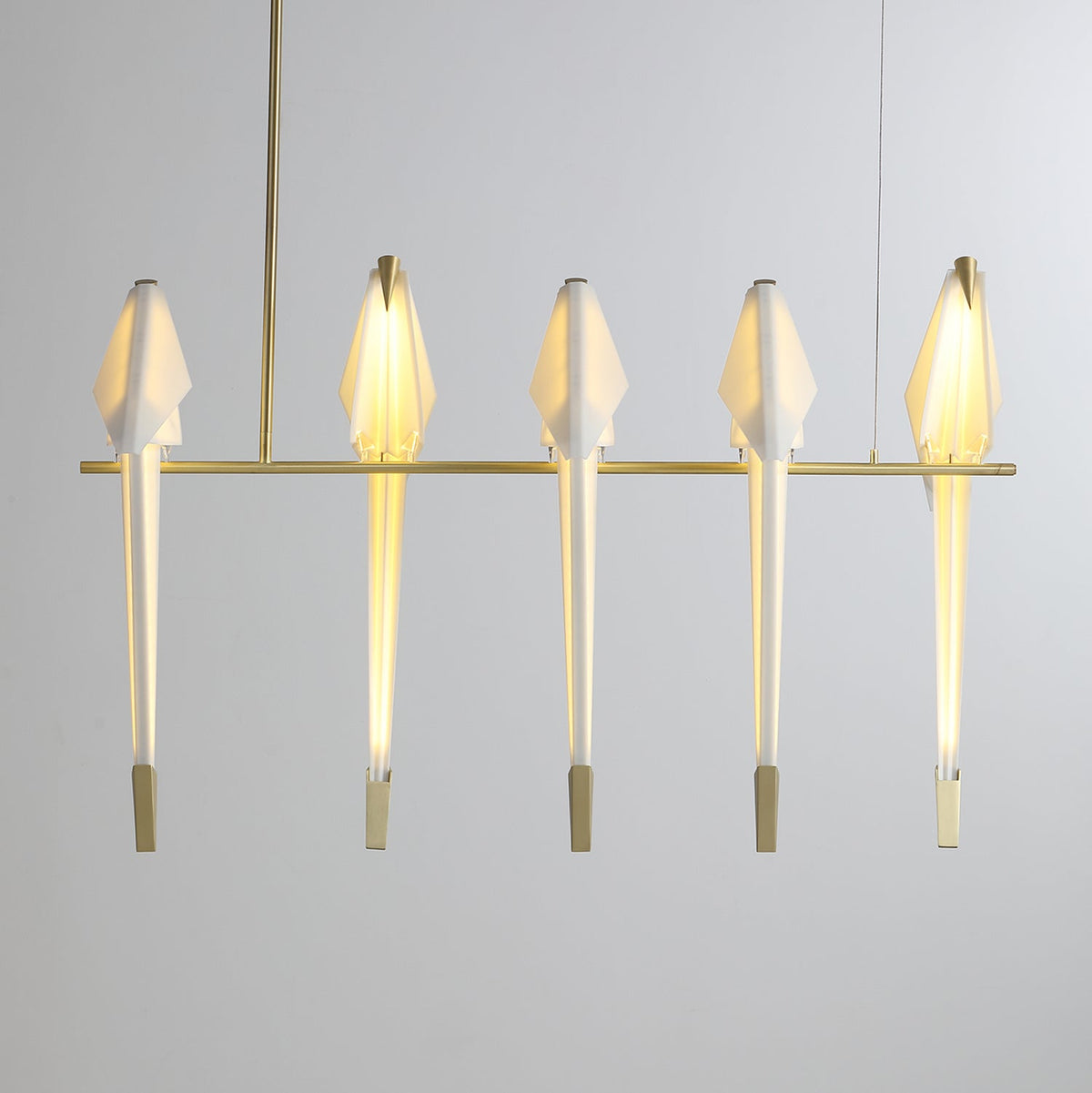Lustra Chandelier Grue en Papier Sculpturale LED - Neutralighting