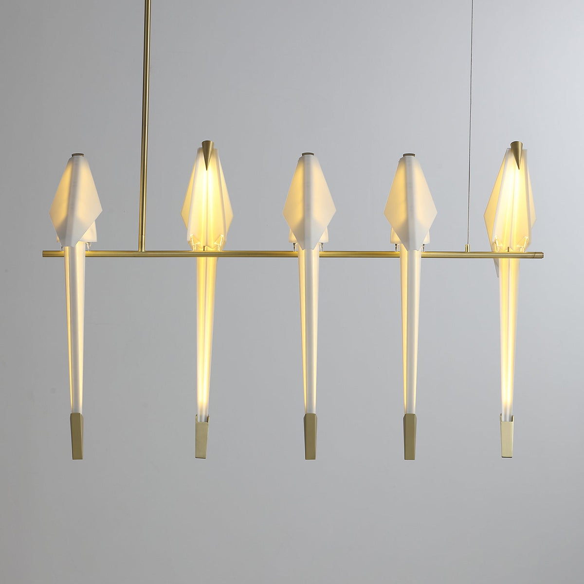 Lustra Chandelier Grue en Papier Sculpturale LED - Neutralighting