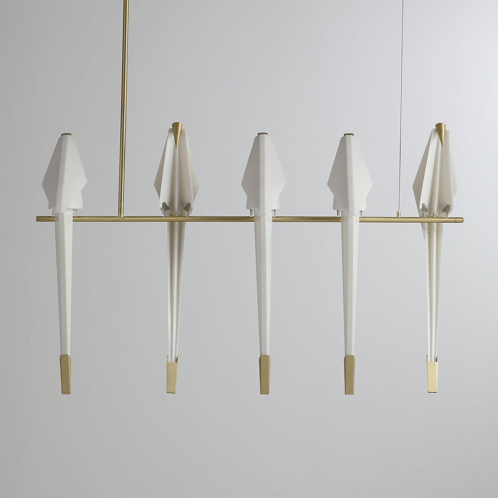 Lustra Chandelier Grue en Papier Sculpturale LED - Neutralighting
