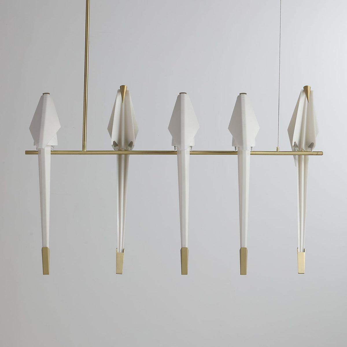 Lustra Chandelier Grue en Papier Sculpturale LED - Neutralighting