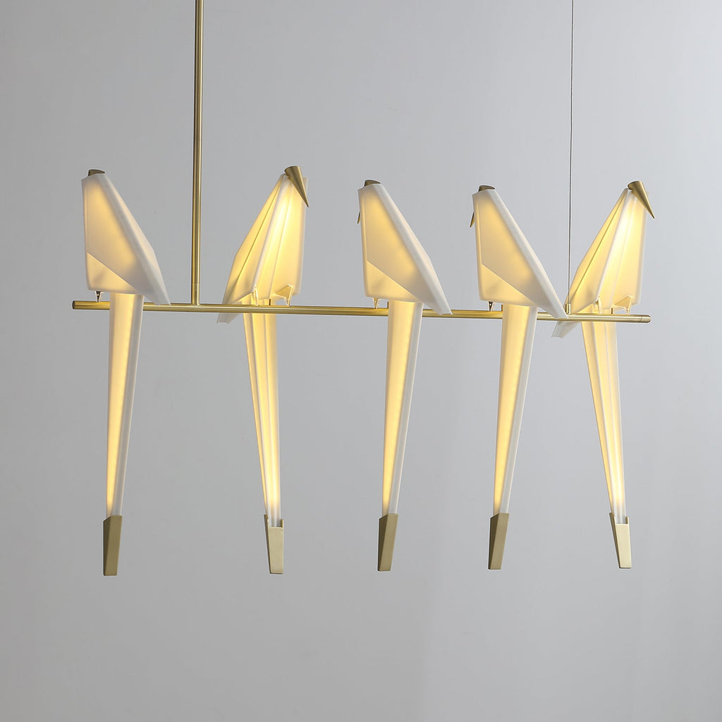 Lustra Chandelier Grue en Papier Sculpturale LED - Neutralighting