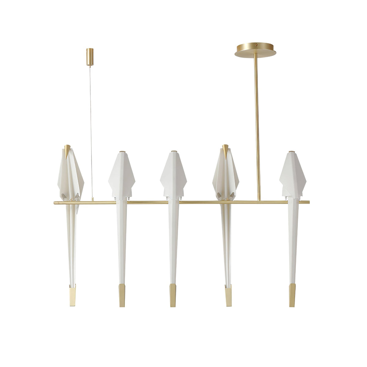 Lustra Chandelier Grue en Papier Sculpturale LED - Neutralighting