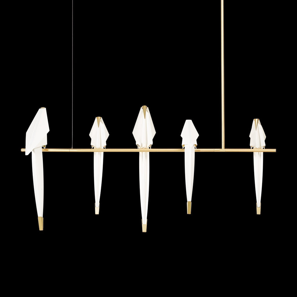 Lustra Chandelier Grue en Papier Sculpturale LED - Neutralighting