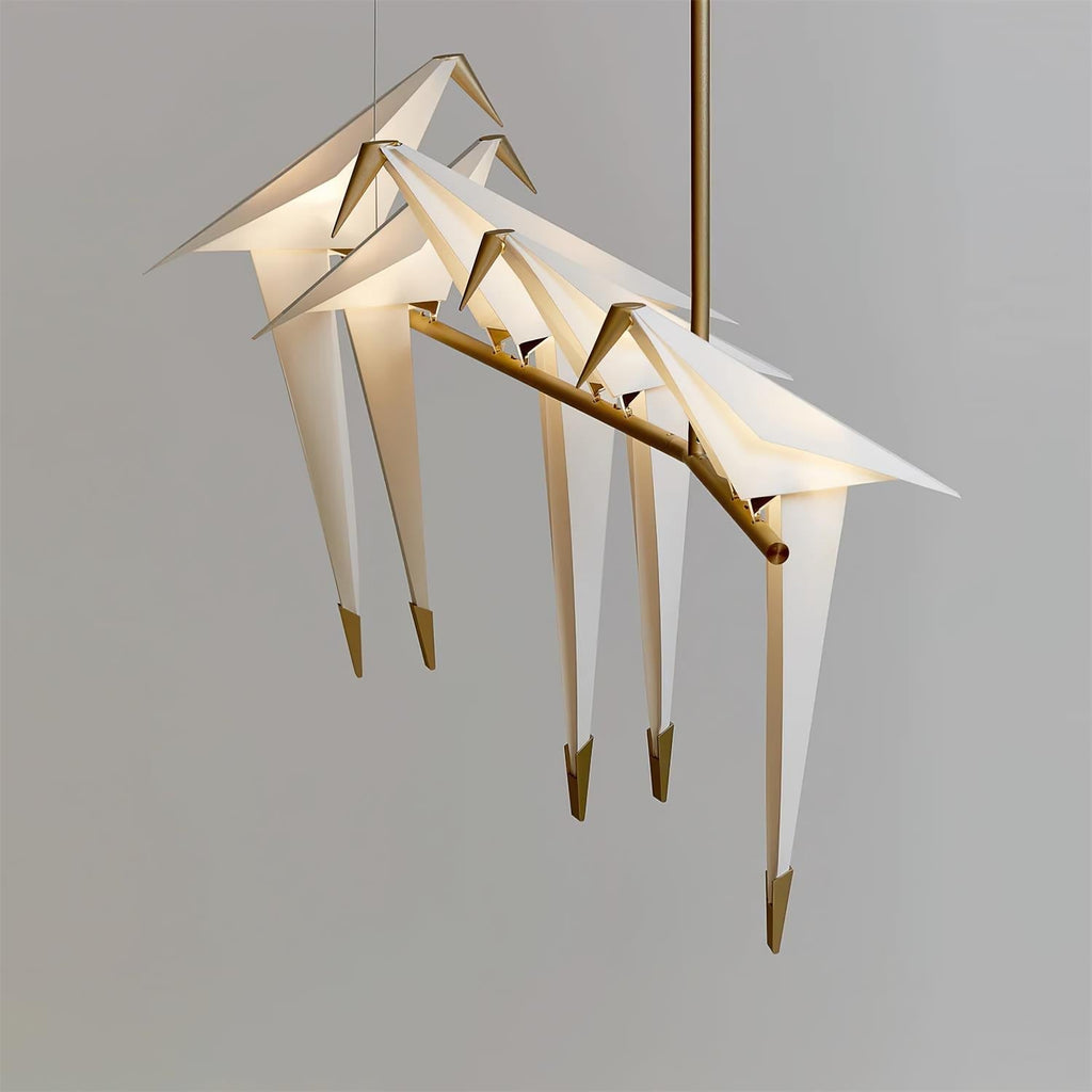 Lustra Chandelier Grue en Papier Sculpturale LED - Neutralighting