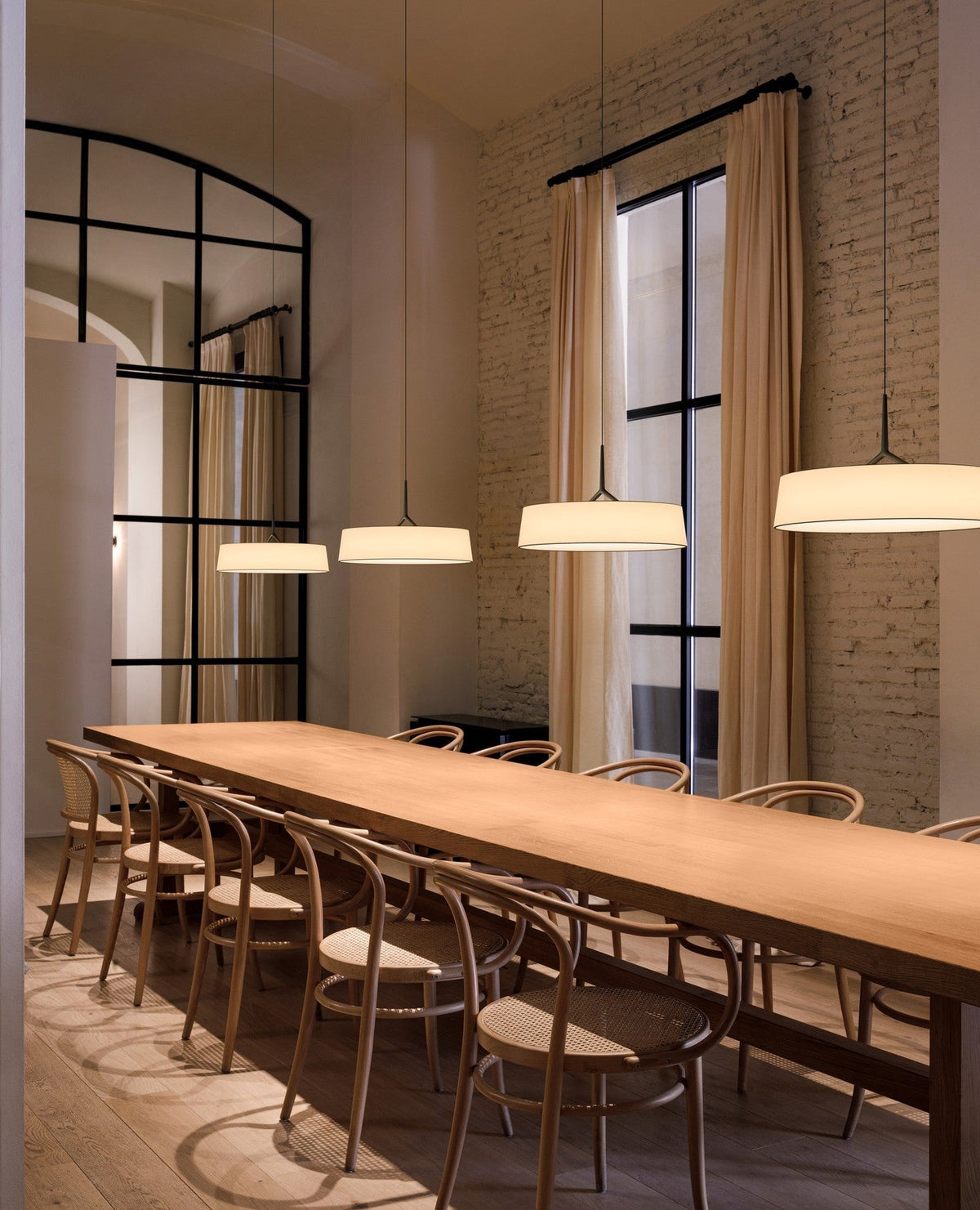 Ovynira Cylindrique Tissu Suspension Lumière - Neutralighting