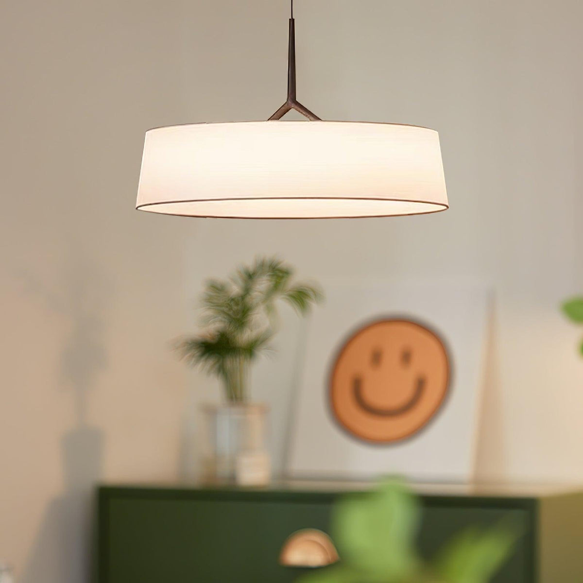 Ovynira Cylindrique Tissu Suspension Lumière - Neutralighting
