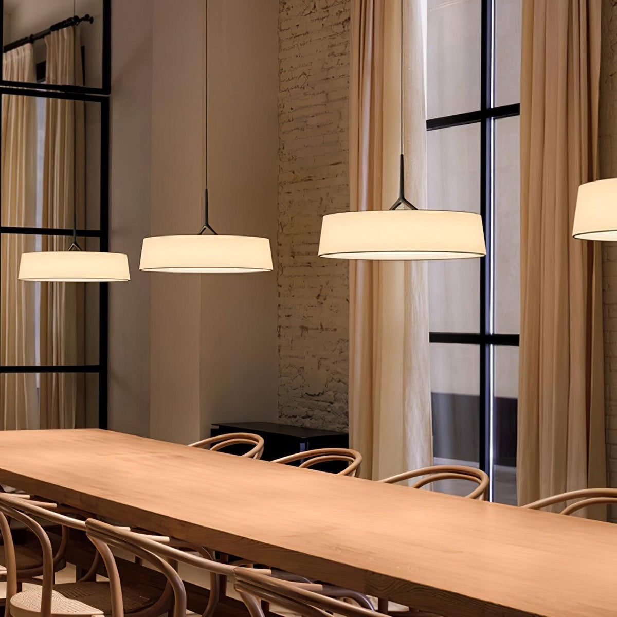 Ovynira Cylindrique Tissu Suspension Lumière - Neutralighting
