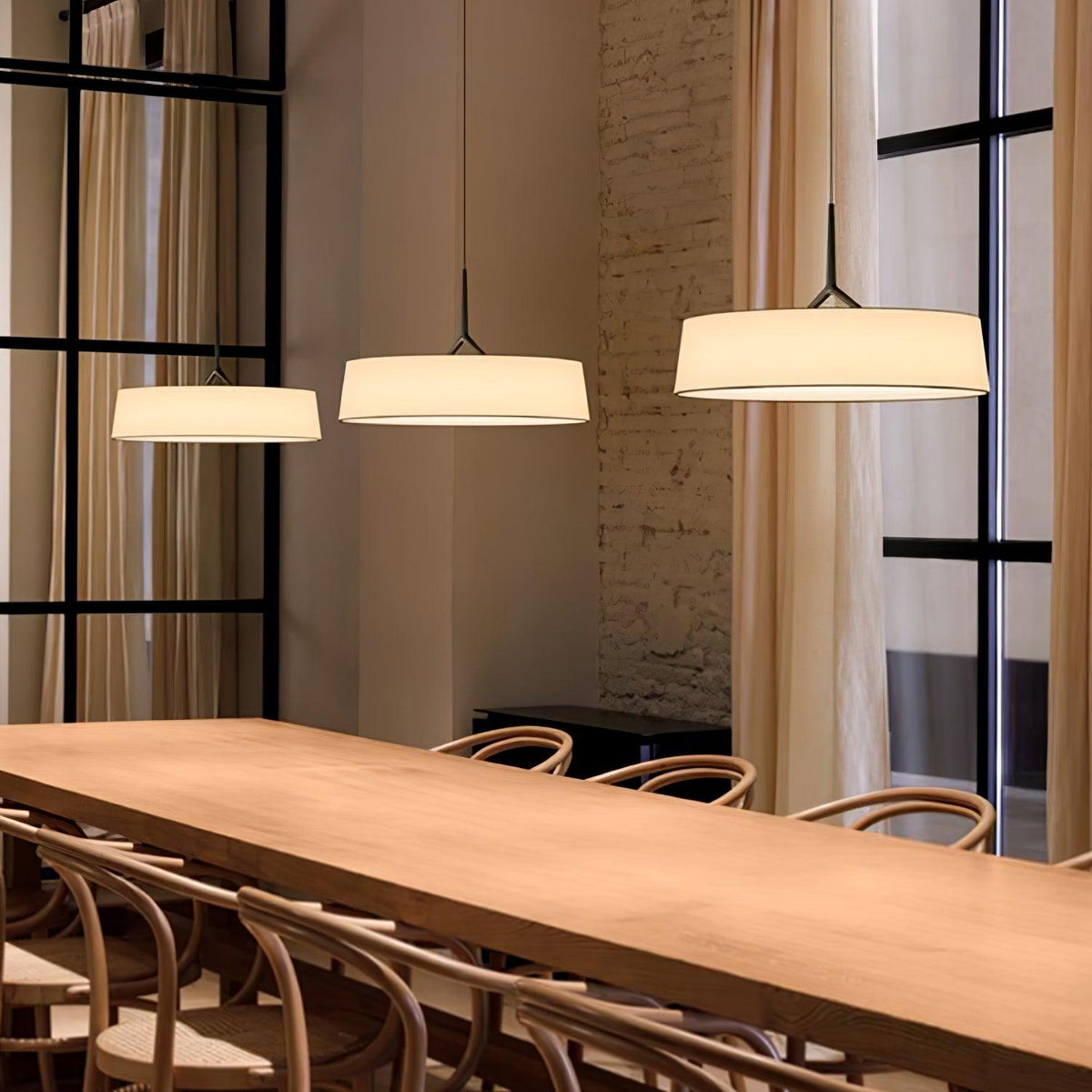 Ovynira Cylindrique Tissu Suspension Lumière - Neutralighting