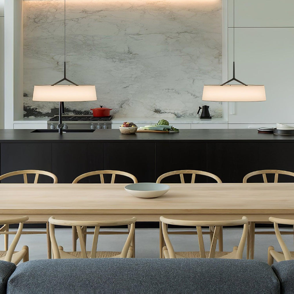 Ovynira Cylindrique Tissu Suspension Lumière - Neutralighting