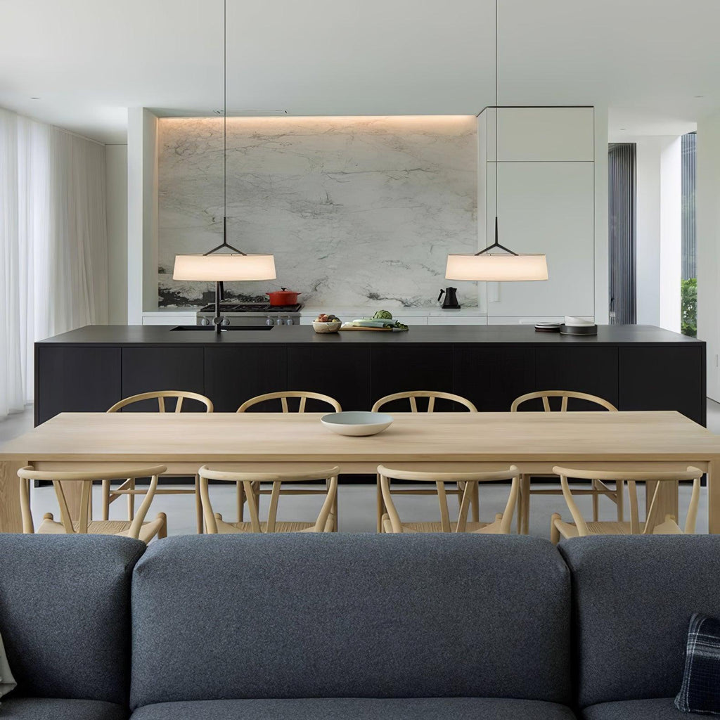Ovynira Cylindrique Tissu Suspension Lumière - Neutralighting