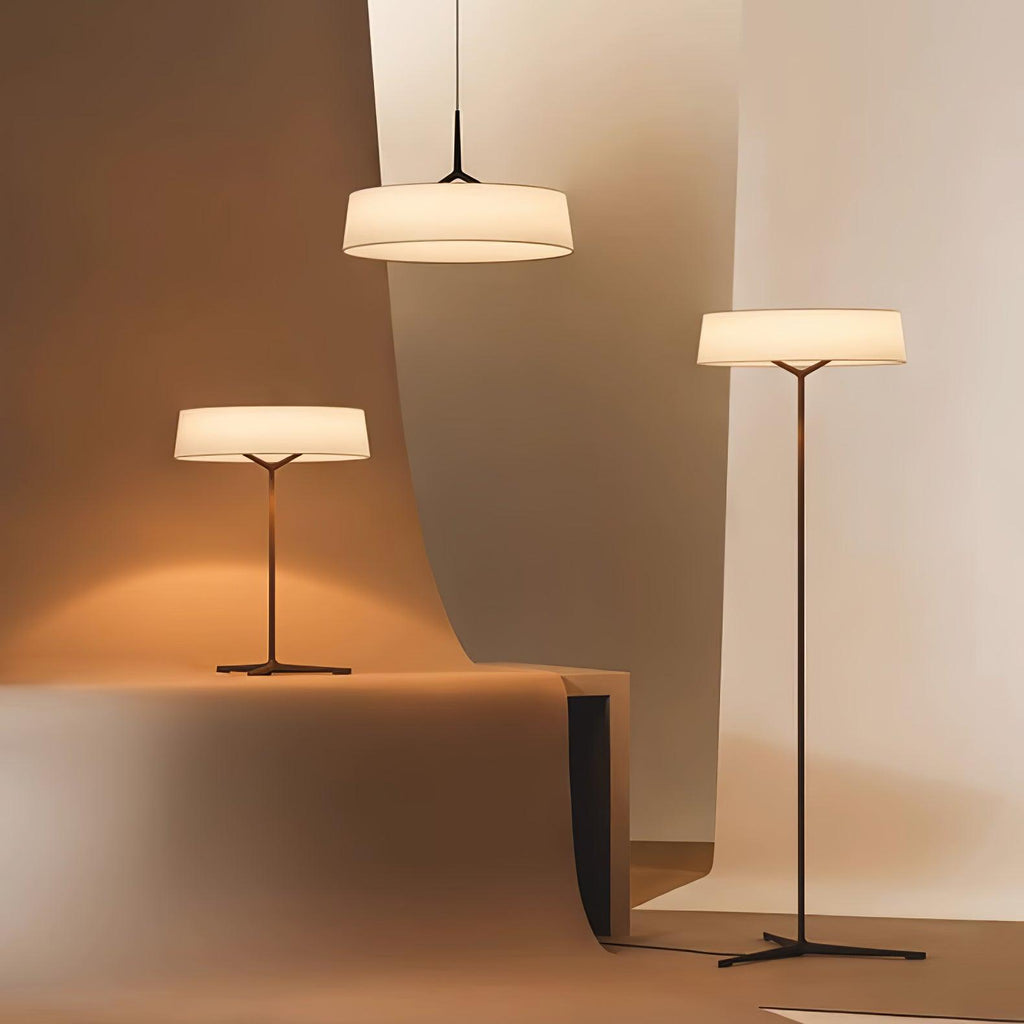 Ovynira Cylindrique Tissu Suspension Lumière - Neutralighting