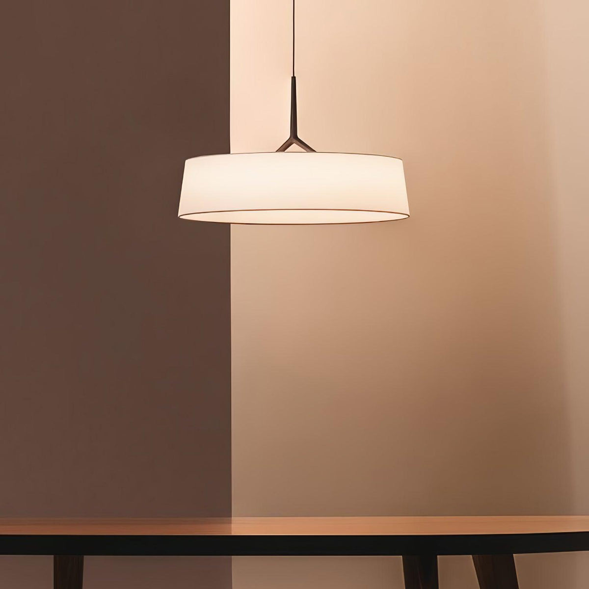 Ovynira Cylindrique Tissu Suspension Lumière - Neutralighting