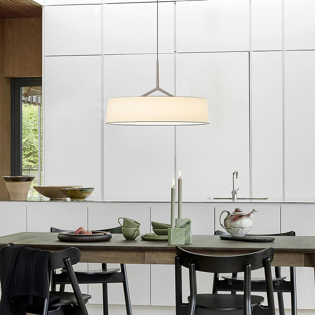 Ovynira Cylindrique Tissu Suspension Lumière - Neutralighting