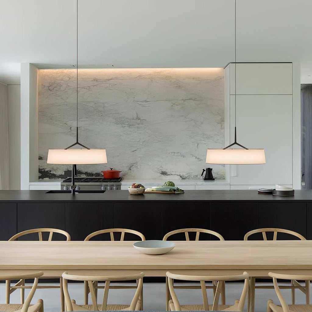 Ovynira Cylindrique Tissu Suspension Lumière - Neutralighting