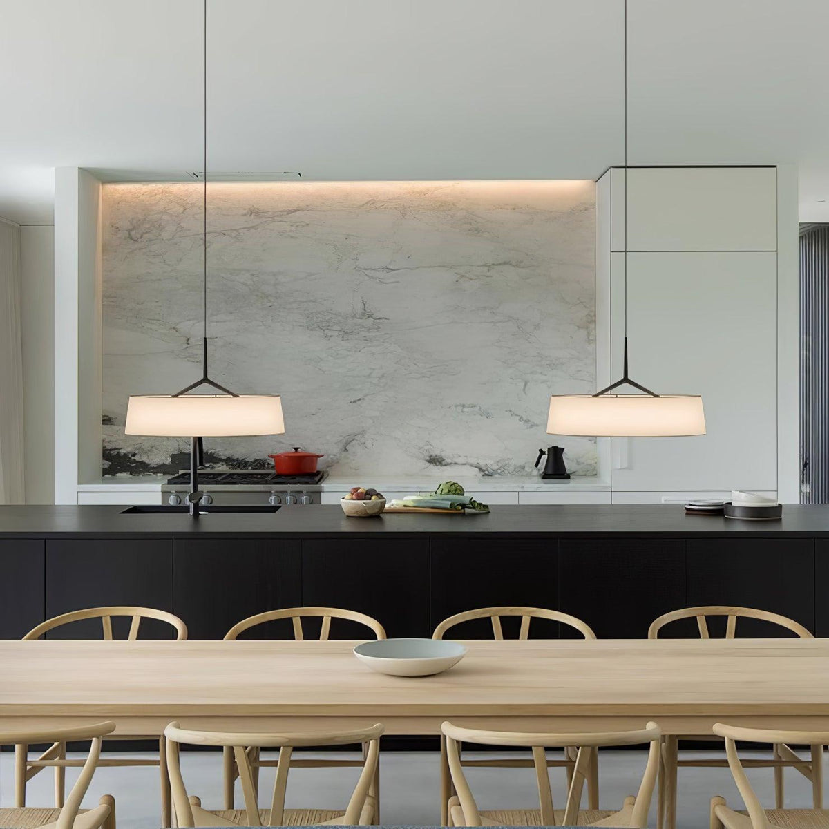 Ovynira Cylindrique Tissu Suspension Lumière - Neutralighting