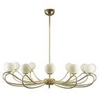 Aurlaeir Lustre Laiton Verre Papillon Vintage Élégant - Neutralighting