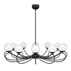 Aurlaeir Lustre Laiton Verre Papillon Vintage Élégant - Neutralighting