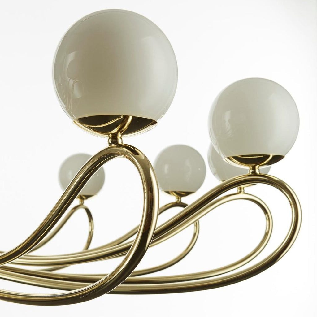 Aurlaeir Lustre Laiton Verre Papillon Vintage Élégant - Neutralighting