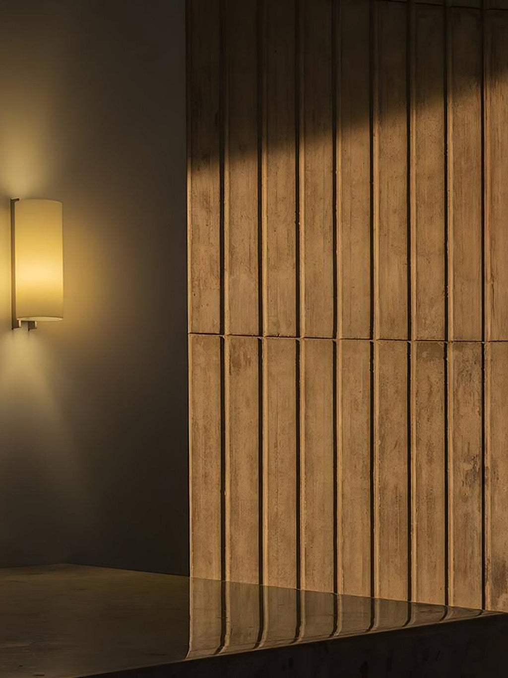 Aura Applique Murale Minimaliste en Tissu - Neutralighting
