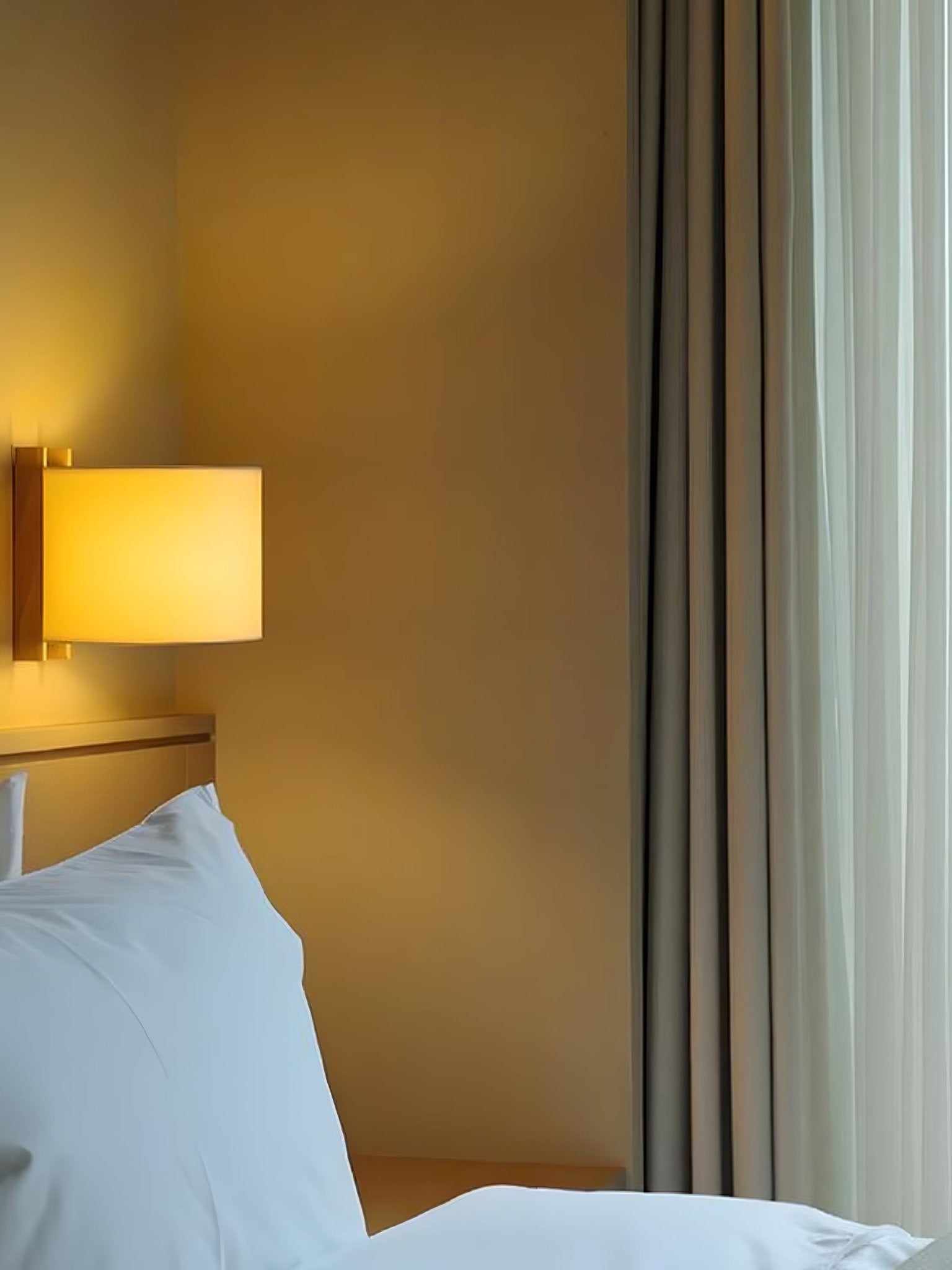 Aura Applique Murale Minimaliste en Tissu - Neutralighting