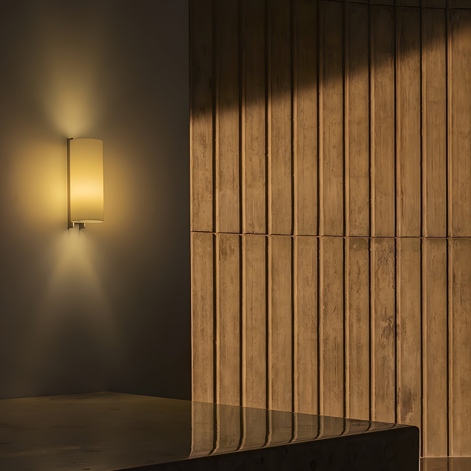 Aura Applique Murale Minimaliste en Tissu - Neutralighting