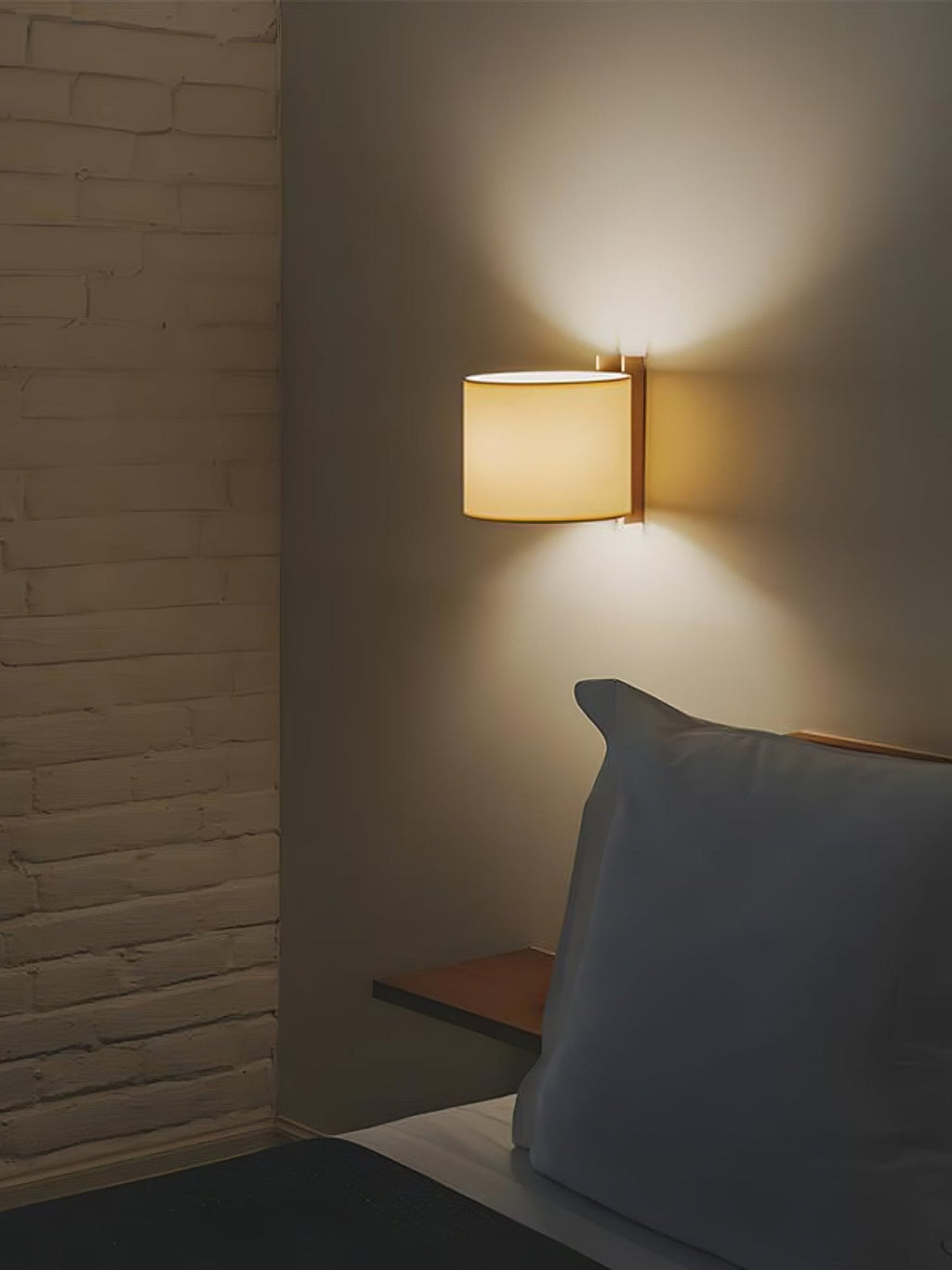 Aura Applique Murale Minimaliste en Tissu - Neutralighting