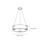 Parallel Lustre Verre Anneau Minimaliste Moderne - Neutralighting