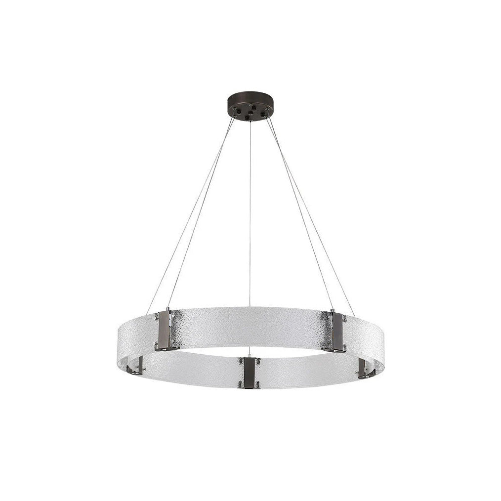 Parallel Lustre Verre Anneau Minimaliste Moderne - Neutralighting