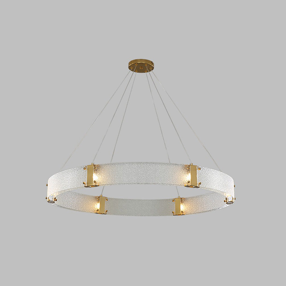 Parallel Lustre Verre Anneau Minimaliste Moderne - Neutralighting