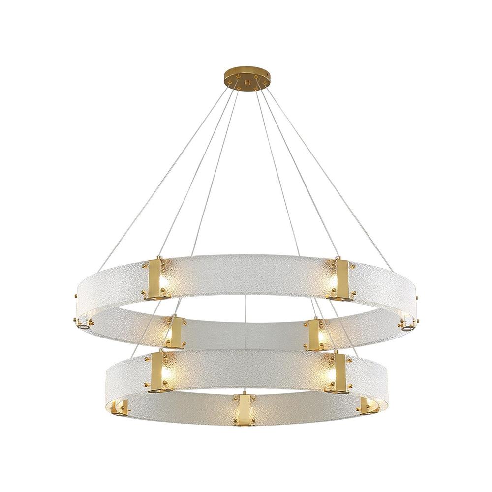 Parallel Lustre Verre Anneau Minimaliste Moderne - Neutralighting