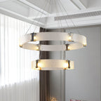 Parallel Lustre Verre Anneau Minimaliste Moderne - Neutralighting