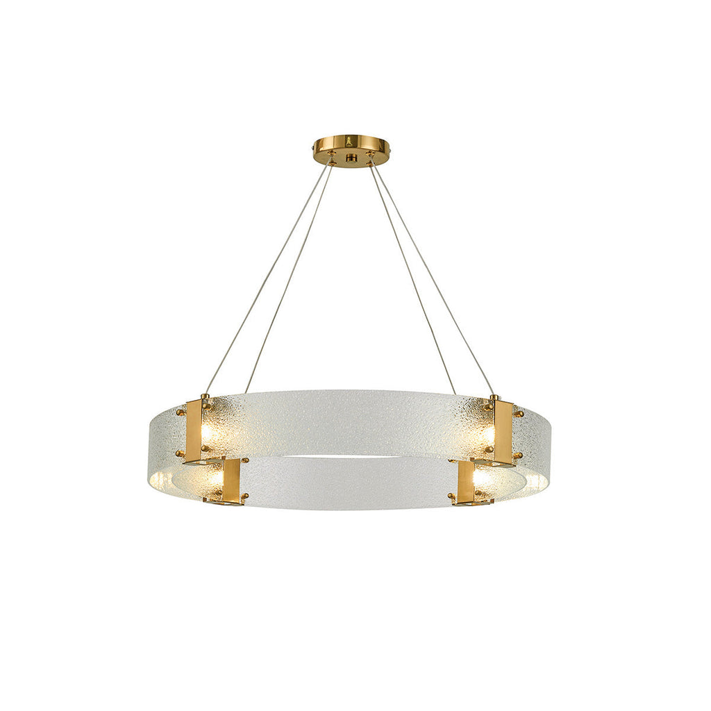 Parallel Lustre Verre Anneau Minimaliste Moderne - Neutralighting
