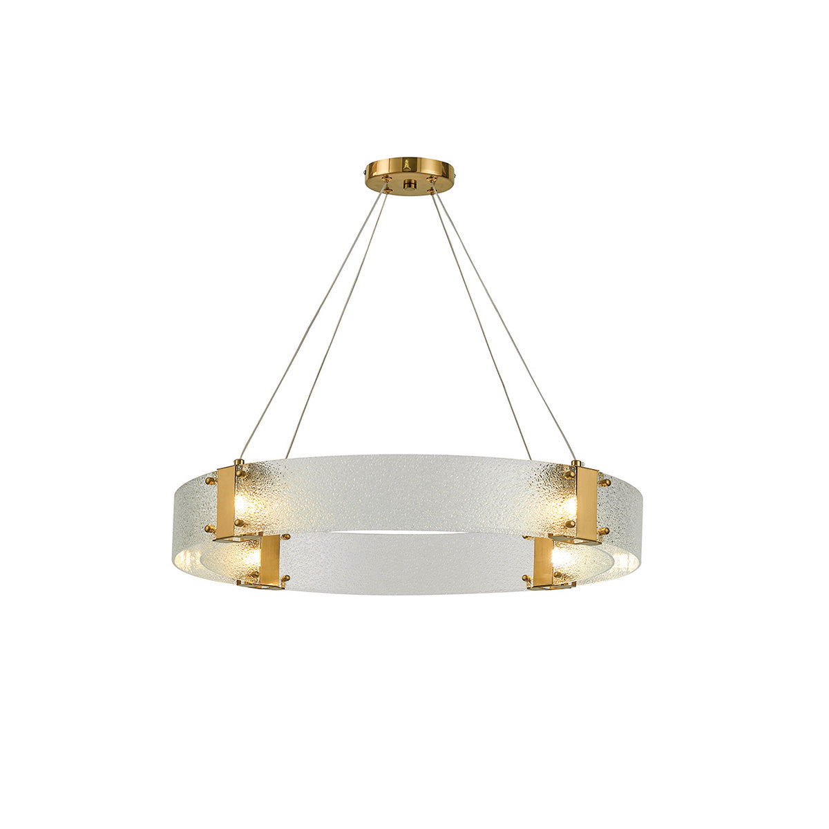 Parallel Lustre Verre Anneau Minimaliste Moderne - Neutralighting